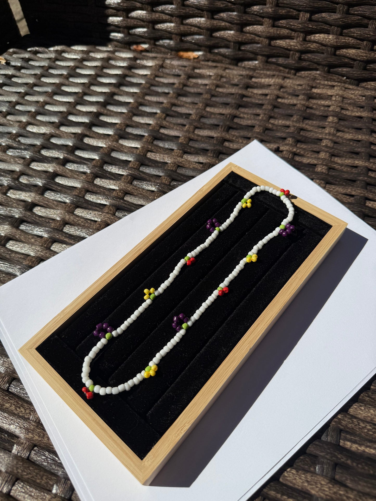 Beaded Fruit Necklace