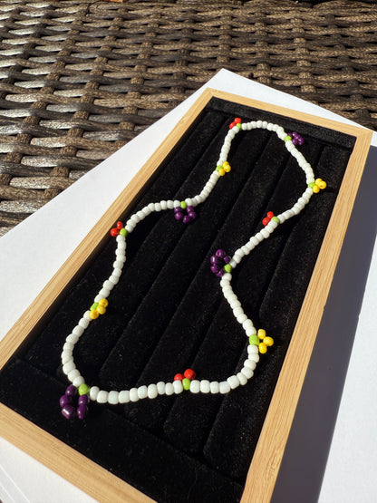 Beaded Fruit Necklace