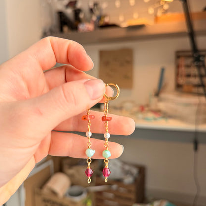 Winter dangle earrings 