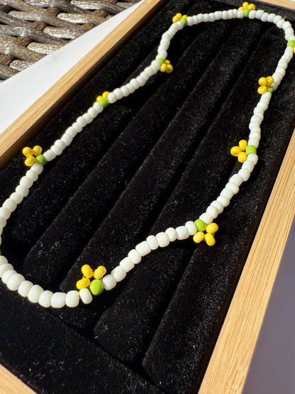 Lemon Beaded Necklace