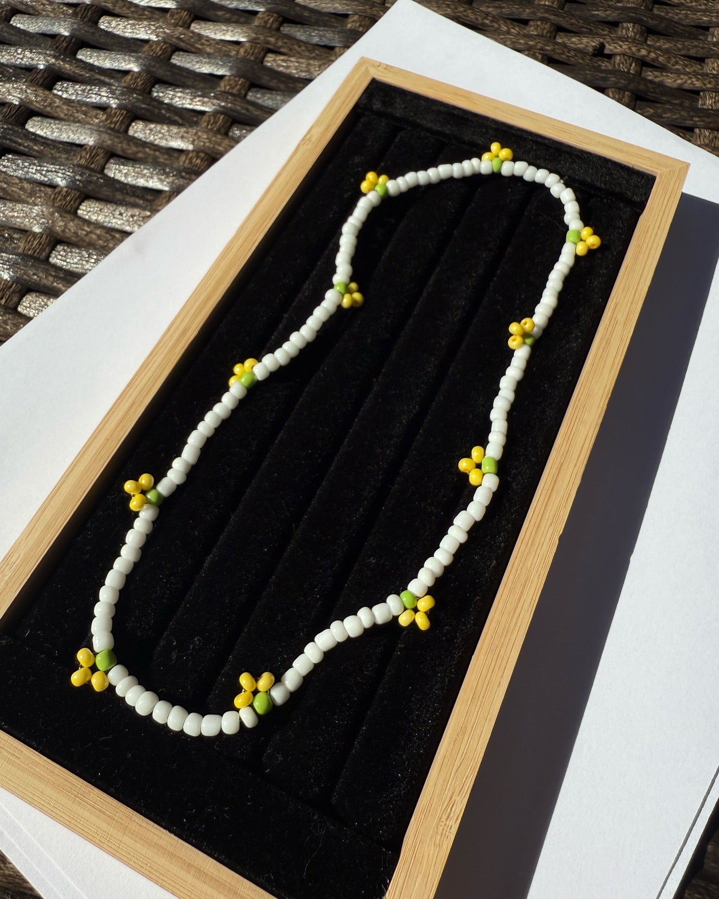 Lemon Beaded Necklace