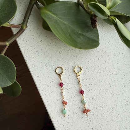 opposite dangle earrings 